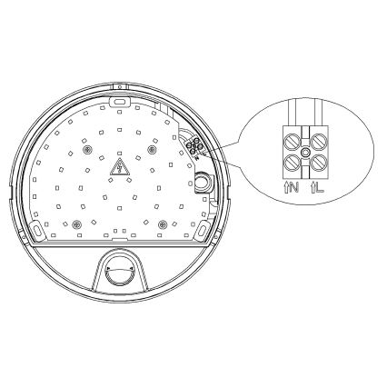 Top Light - LED Außenwandleuchte mit Bewegungs- und Dämmerungssensor BARI LED/15W/230V 4000K IP54