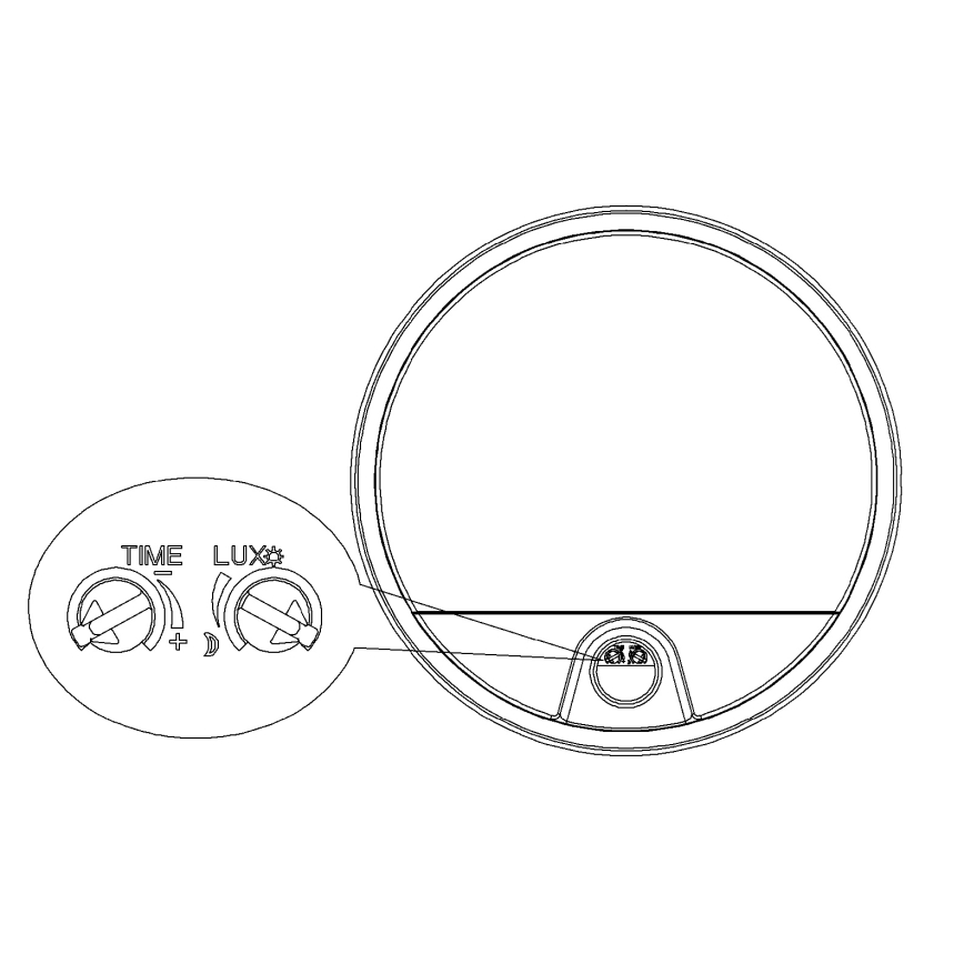 Top Light - LED Außenwandleuchte mit Bewegungs- und Dämmerungssensor BARI LED/15W/230V 4000K IP54