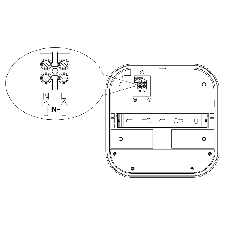 Top Light - LED Außen-Wandleuchte mit Bewegungs- und Dämmerungssensor BARI LED/20W/230V 4000K IP65