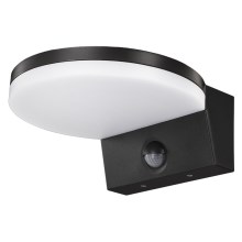 Top Light - LED-Außenwandleuchte mit Sensor NOVARA LED/15W/230V IP65 schwarz