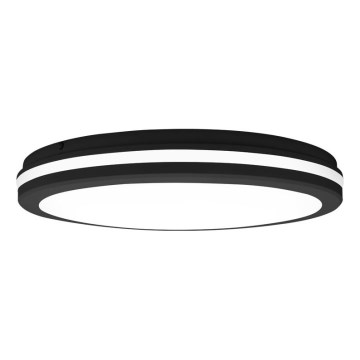 Top Light - LED-Badezimmer-Deckenleuchte COMET LED/40W/230V 3000/4000/6500K IP54 schwarz Ø 40 cm