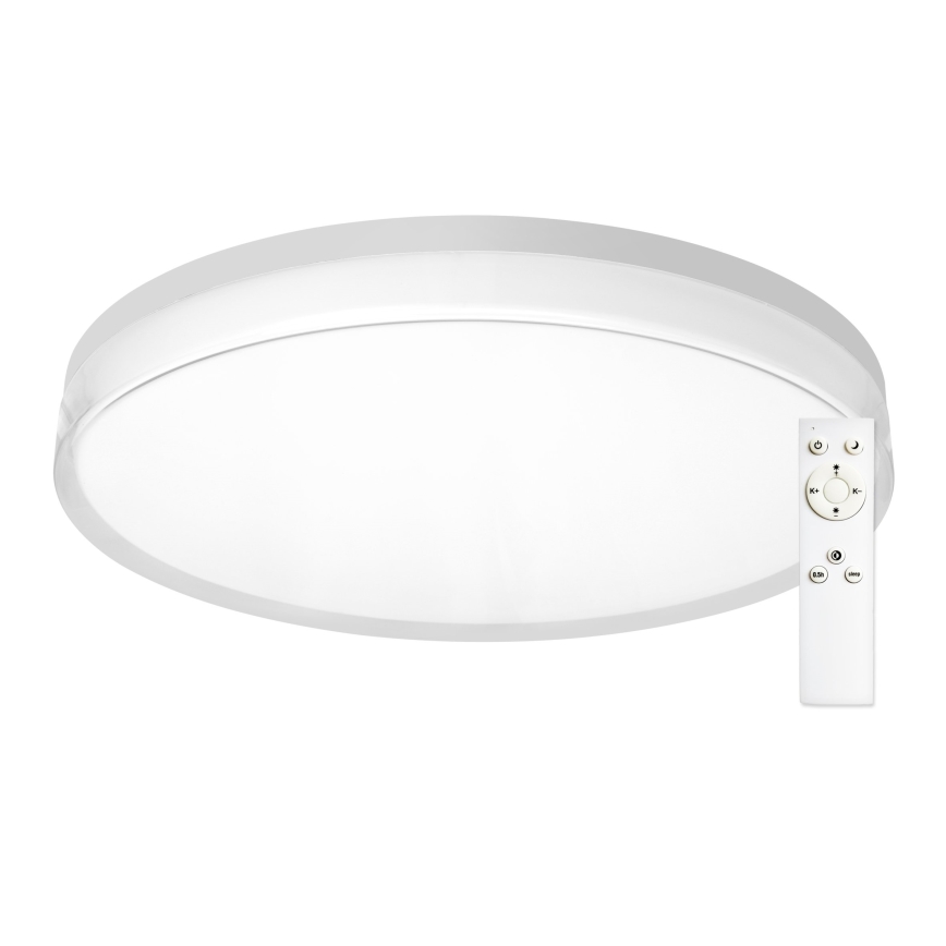 Top Light - dimmbare LED-Badezimmer-Deckenleuchte NEXUS LED/45W/230V 3000-6500K IP44 Ø 38 cm weiß + Fernbedienung