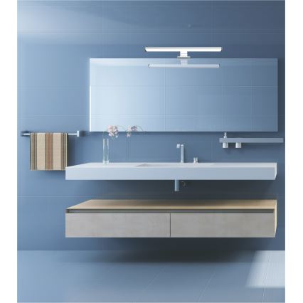 Top Light - LED Spiegelleuchte für Badezimmer TEXAS MAX LED/12W/230V 3000/4000/6500K IP44 78 cm mattchrom