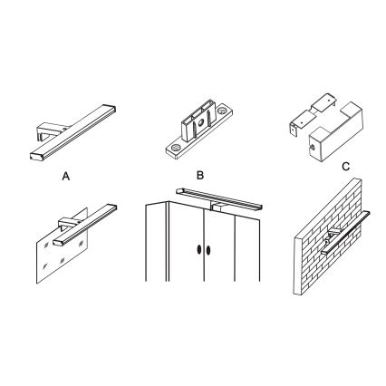 Top Light - LED-Spiegelleuchte für Badezimmerspiegel TEXAS XL LED/10W/230V 3000/4000/6500K IP44 60 cm mattchrom