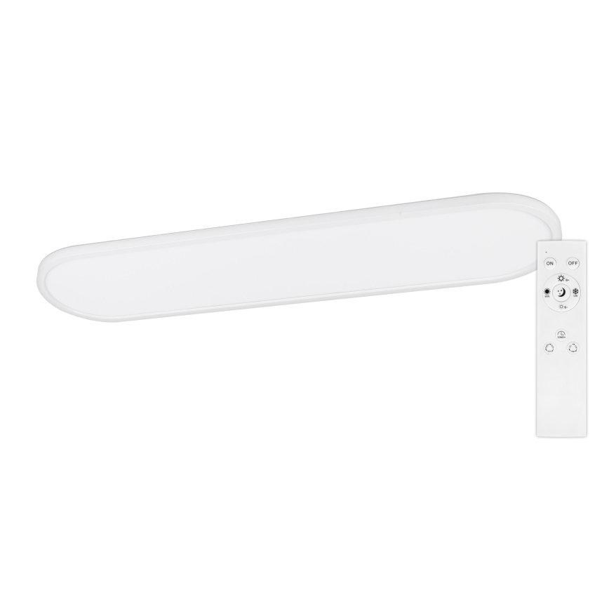 Top Light - LED, dimmbar, Deckenaufbau-/Pendelleuchte OVAL LED/36W/230V 3000-6500K weiß + Fernbedienung
