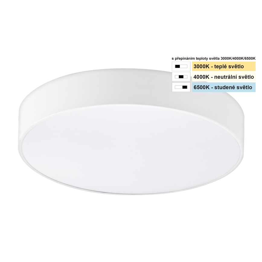 Top Light - LED-Deckenleuchte für Badezimmer PETAL LED/24W/230V IP44 3000/4000/6500K d 35 cm weiß