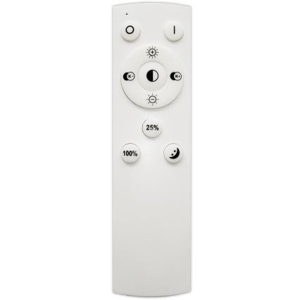 Top Light - LED dimmbare Pendelleuchte an Seil ORBIT LED/40W/230V 3000-6500K Ø 50 cm weiß + Fernbedienung