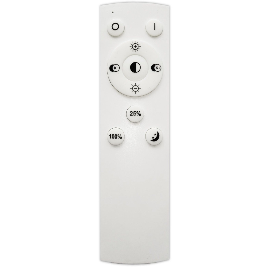 Top Light - LED dimmbare Pendelleuchte an Seil ORBIT LED/40W/230V 3000-6500K Ø 50 cm weiß + Fernbedienung