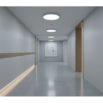 Top Light - LED-Deckenleuchte mit Bewegungsmelder REVIT LED/9/12/18W/230V 3000/4000/6500K Ø 23 cm weiß