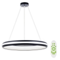 Top Light - LED Dimmable chandelier on a string LED/60W/230V black + remote control