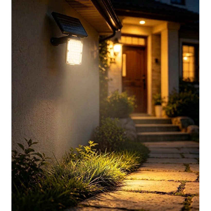 Top Light - LED-Solarleuchte mit 3-in-1-Sensor ZENITH LED/10W/3,7V 3000/4000/6500K IP54 2400 mAh