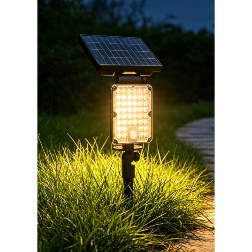 Top Light - LED-Solarleuchte mit 3-in-1-Sensor ZENITH LED/10W/3,7V 3000/4000/6500K IP54 2400 mAh