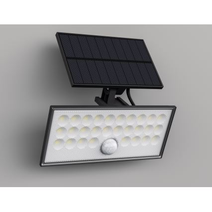 Top Light - LED-Solarwandstrahler mit Sensor HELEON VARIO LED/8W/3,7V IP65 4000K + Fernbedienung