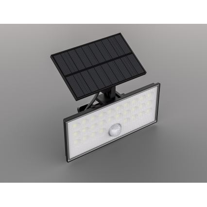 Top Light - LED-Solarwandstrahler mit Sensor HELEON VARIO LED/8W/3,7V IP65 4000K + Fernbedienung