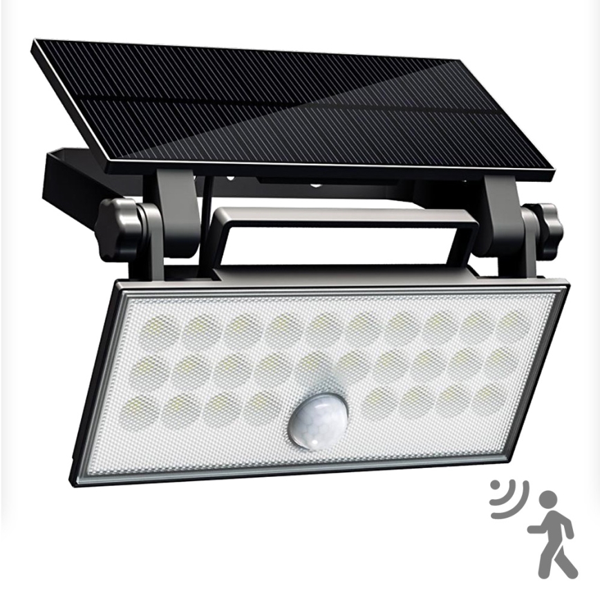 Top Light - LED-Solarwandstrahler mit Sensor HELEON PRO LED/8W/3,7V IP65 4000K 2600 mAh