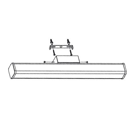 Top Light - LED-Spiegelbeleuchtung für Badezimmer MADEIRA LED/8W/230V 40 cm IP44