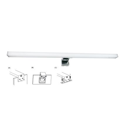 Top Light - LED-Spiegelbeleuchtung für Badezimmer OREGON LED/9W/230V 60 cm IP44