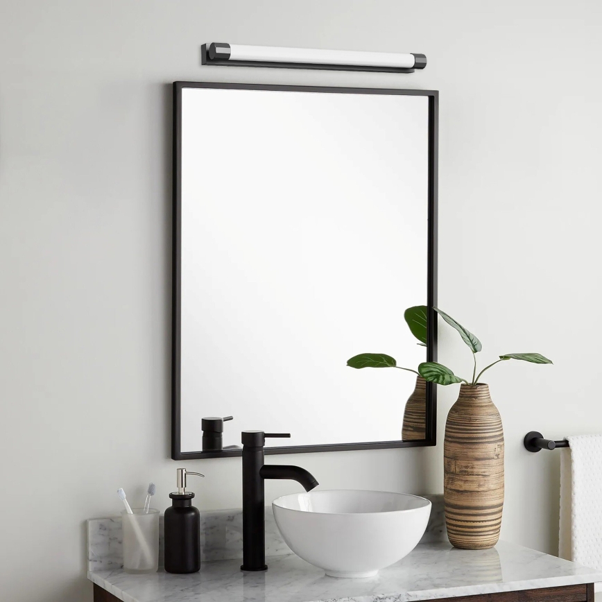 Top Light - LED-Badspiegelleuchte TURIA LED/8W/230V 3000/4000/6500K IP44 40 cm schwarz