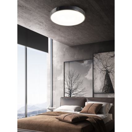 Top Light Metal 40CR RC - LED dimmbare Deckenleuchte METAL LED/51W/230V glänzender Chrom + Fernbedienung