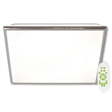 Top Light Silver HXL FB - Dimmbare LED-Deckenleuchte mit Fernbedienung SILVER LED/51W/230V