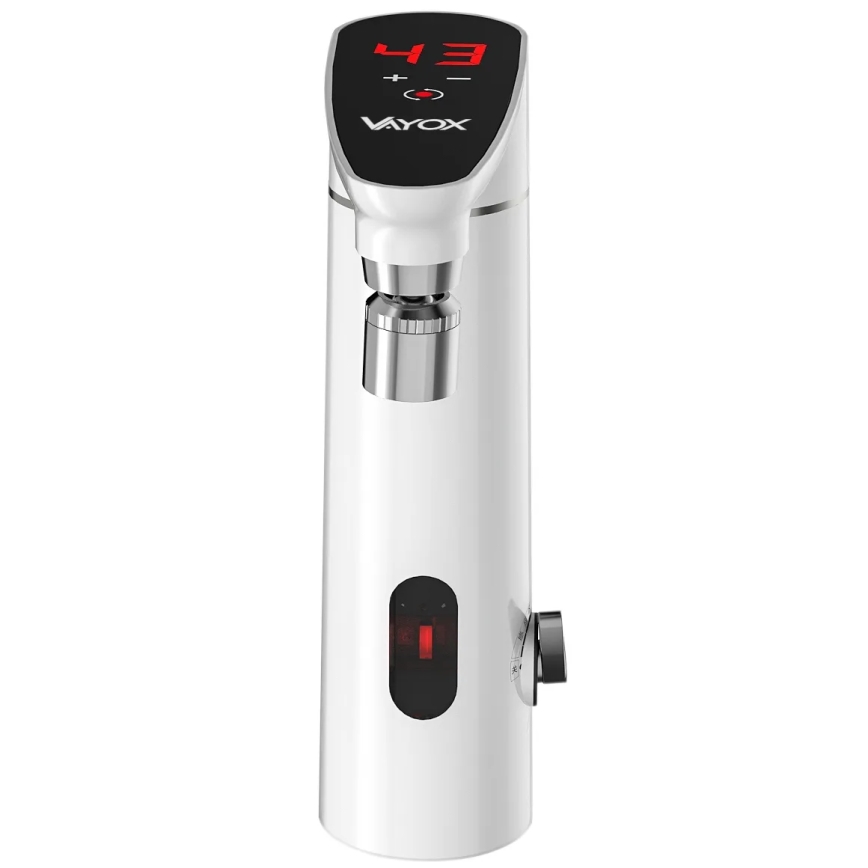 Berührungsloser Durchlauferhitzer mit Sensor und LED-Display 3000W/230V IPX4 Weiß