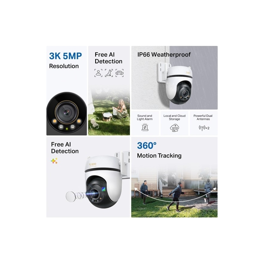 TP-Link - Außenkamera IP66 mit WLAN