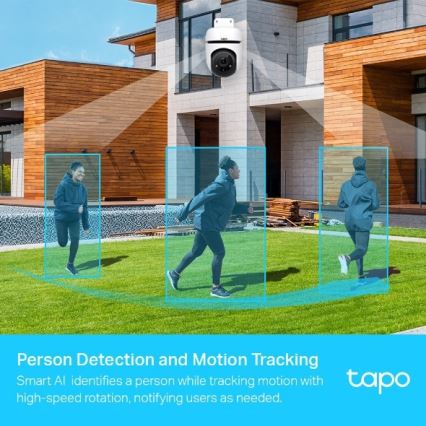 TP-Link - Außenkamera mit Sensor, Schutzart IP65, Wi-Fi