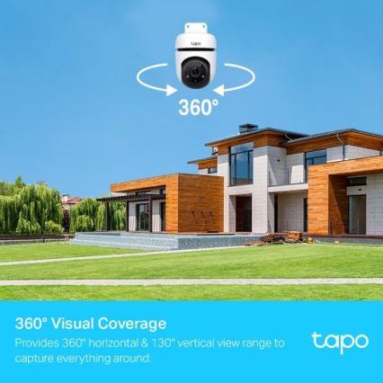 TP-Link - Außenkamera mit Sensor, Schutzart IP65, Wi-Fi