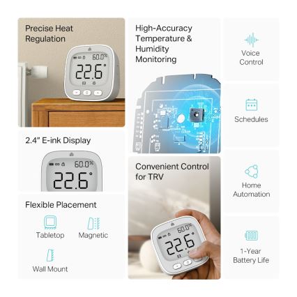 TP-Link - Digitales Thermostat 2xAAA