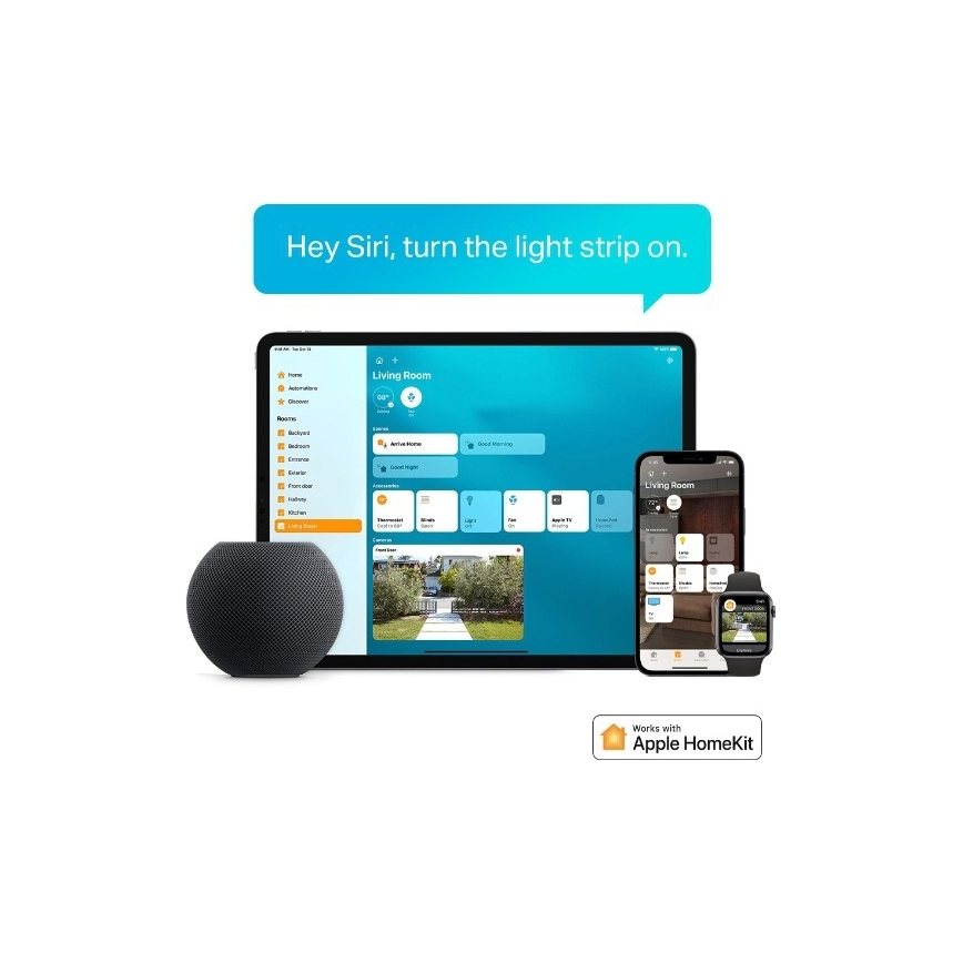 TP-Link - Dimmbarer LED-RGBW-Streifen 5 m, 13 W, 230 V, Wi-Fi