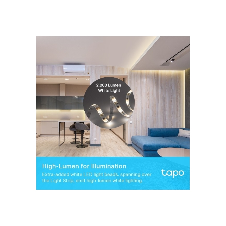 TP-Link - dimmbarer RGBW-LED-Streifen 5 m LED/24W/230V Wi-Fi