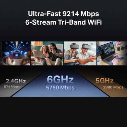 TP-Link - Dreiband-Wi-Fi-7-Router Archer BE550