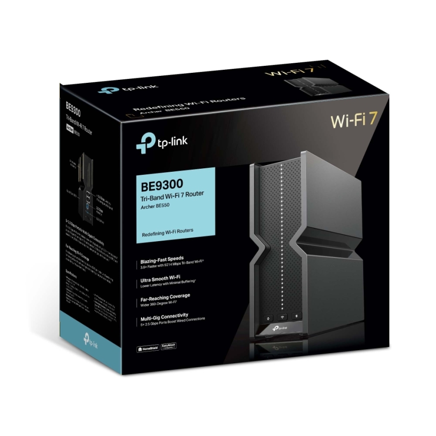 TP-Link - Dreiband-Wi-Fi-7-Router Archer BE550