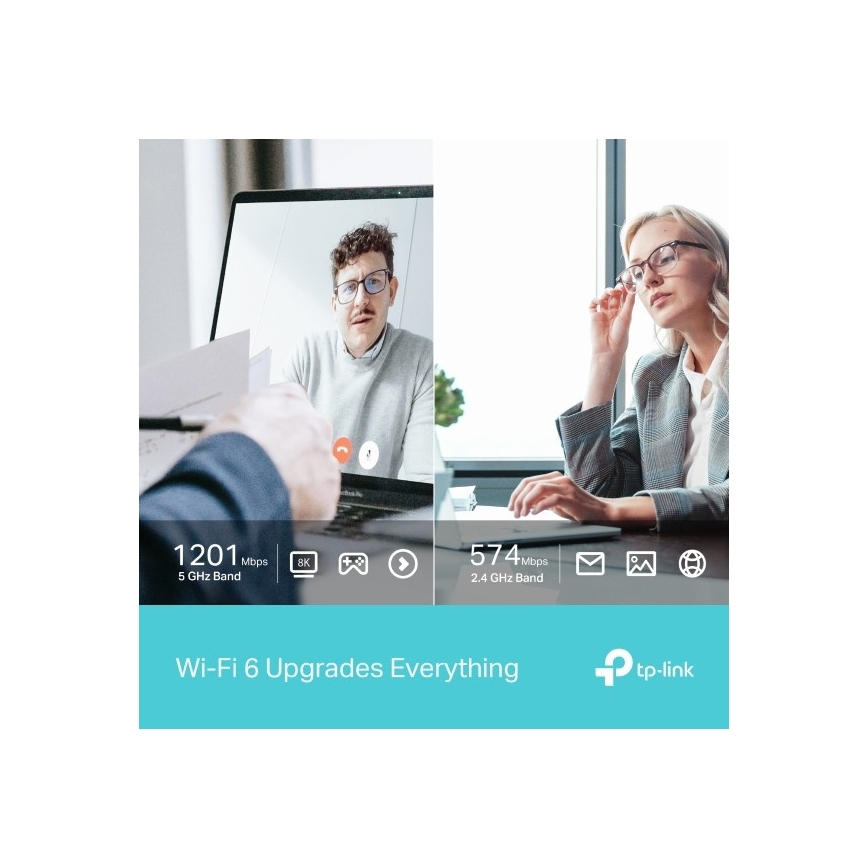 TP-Link - Dualband kabelloser USB-Adapter mit Wi-Fi 6