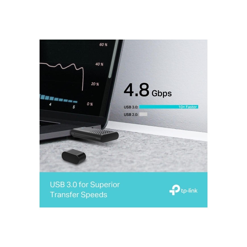 TP-Link - Dualband kabelloser USB-Adapter mit Wi-Fi 6