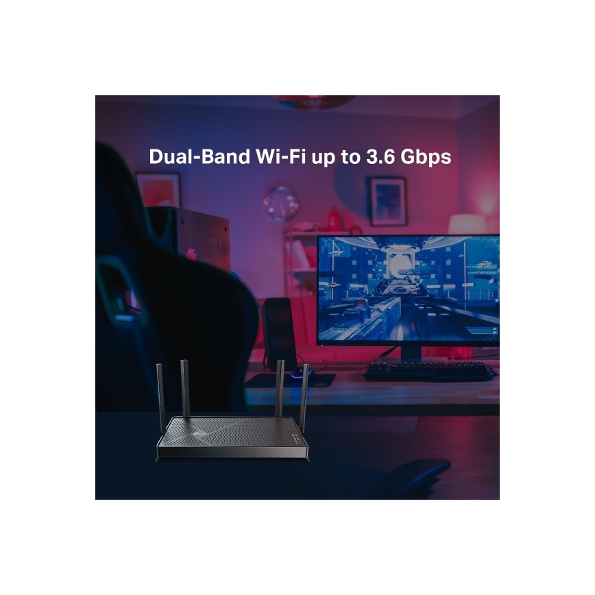 TP-Link - Dualband Wi-Fi 7 Router Archer BE230