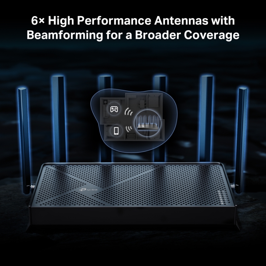 TP-Link - Dualband-Wi-Fi-7-Router Archer BE400