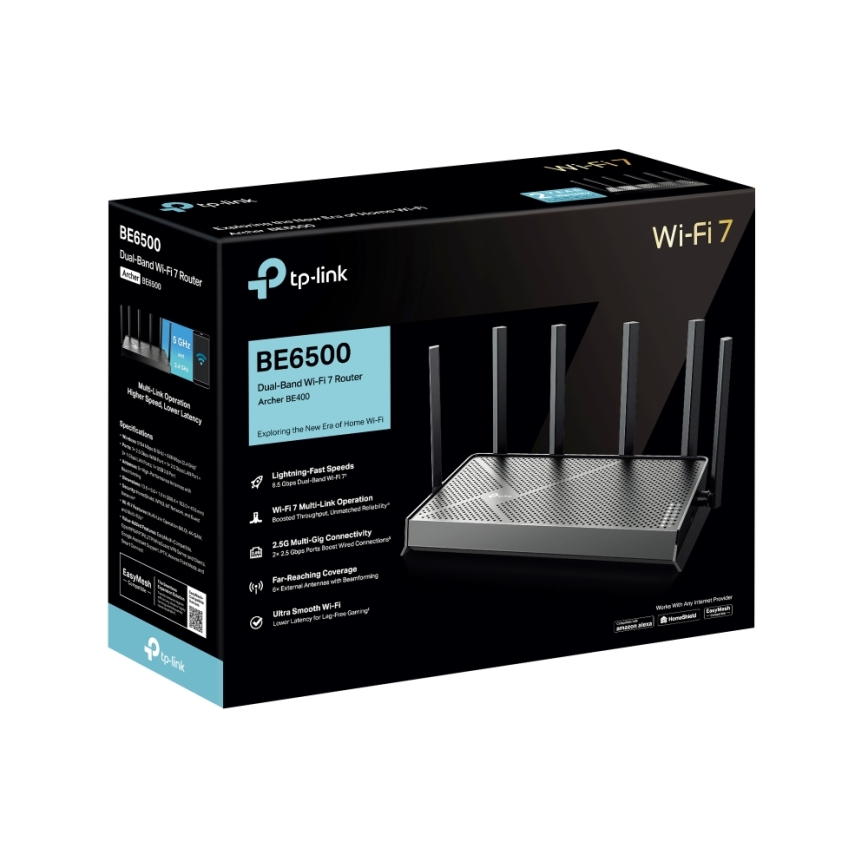 TP-Link - Dualband-Wi-Fi-7-Router Archer BE400