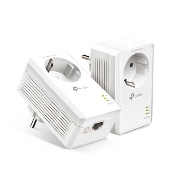 TP-Link - Gigabit-Powerline-Starter-Kit mit Durchgangssteckdose