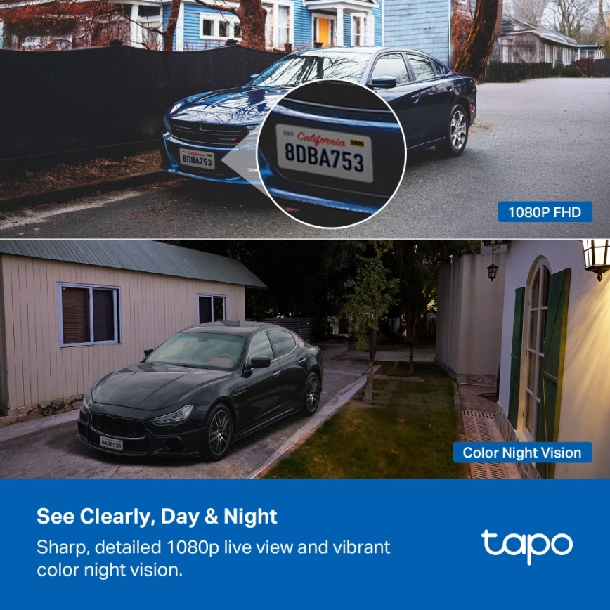 TP-Link - Intelligente Solar-Überwachungskamera 5200 mAh 5V IP65