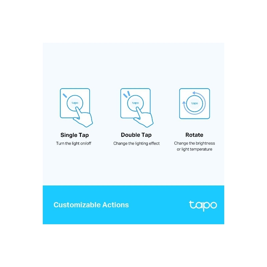 TP-Link - Intelligenter Touch-Dimmer 1xCR2032