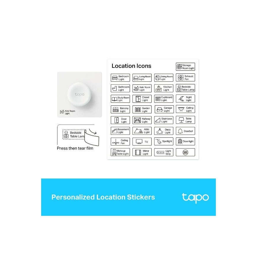 TP-Link - Intelligenter Touch-Dimmer 1xCR2032