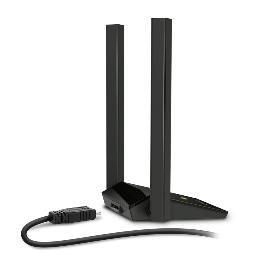 TP-Link - Kabelloser USB-WLAN-Adapter mit High-Gain-Antennen Archer T4U Plus Wi-Fi