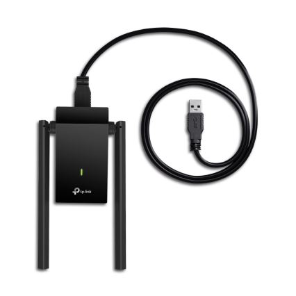 TP-Link - Kabelloser USB-WLAN-Adapter mit High-Gain-Antennen Archer T4U Plus Wi-Fi