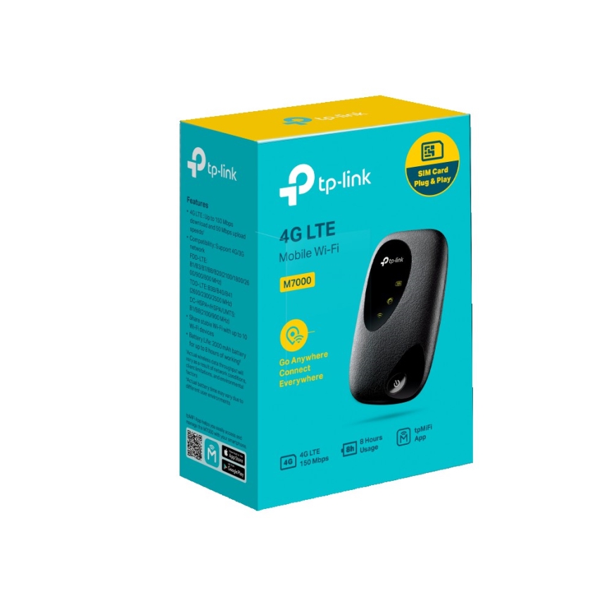 TP-Link - Mobiler 4G/LTE-WLAN-Hotspot M7000