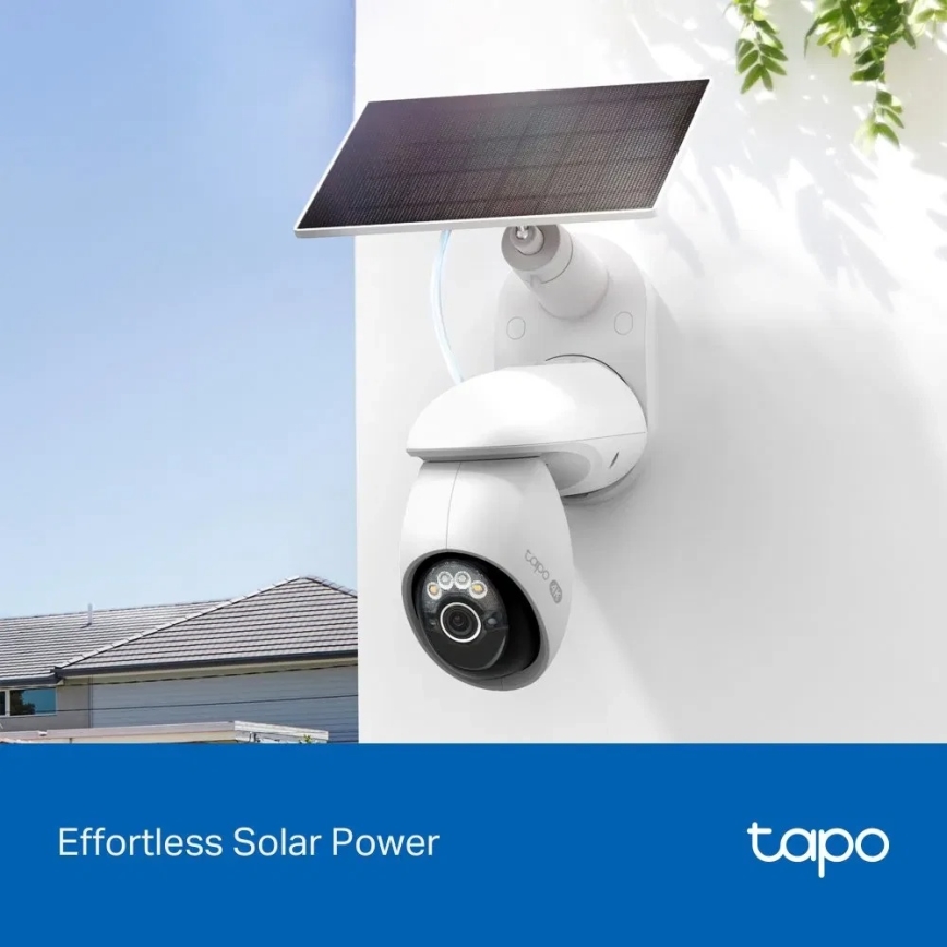 TP-Link - Außen-Solarkamera mit Sensor, IP65, Wi-Fi