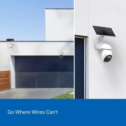 TP-Link - Außen-Solarkamera mit Sensor, IP65, Wi-Fi