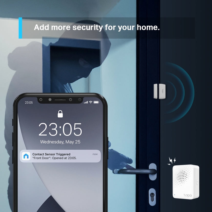 TP-Link - Smart-Kontaktsensor 1×CR2032 Wi‑Fi