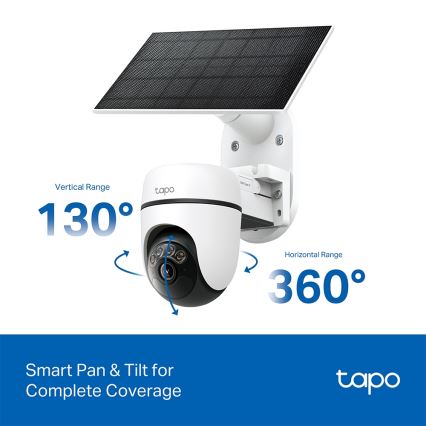 TP-Link - Smarte Solarkamera 5V IP65 Wi‑Fi
