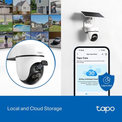 TP-Link - Smarte Solarkamera 5V IP65 Wi‑Fi
